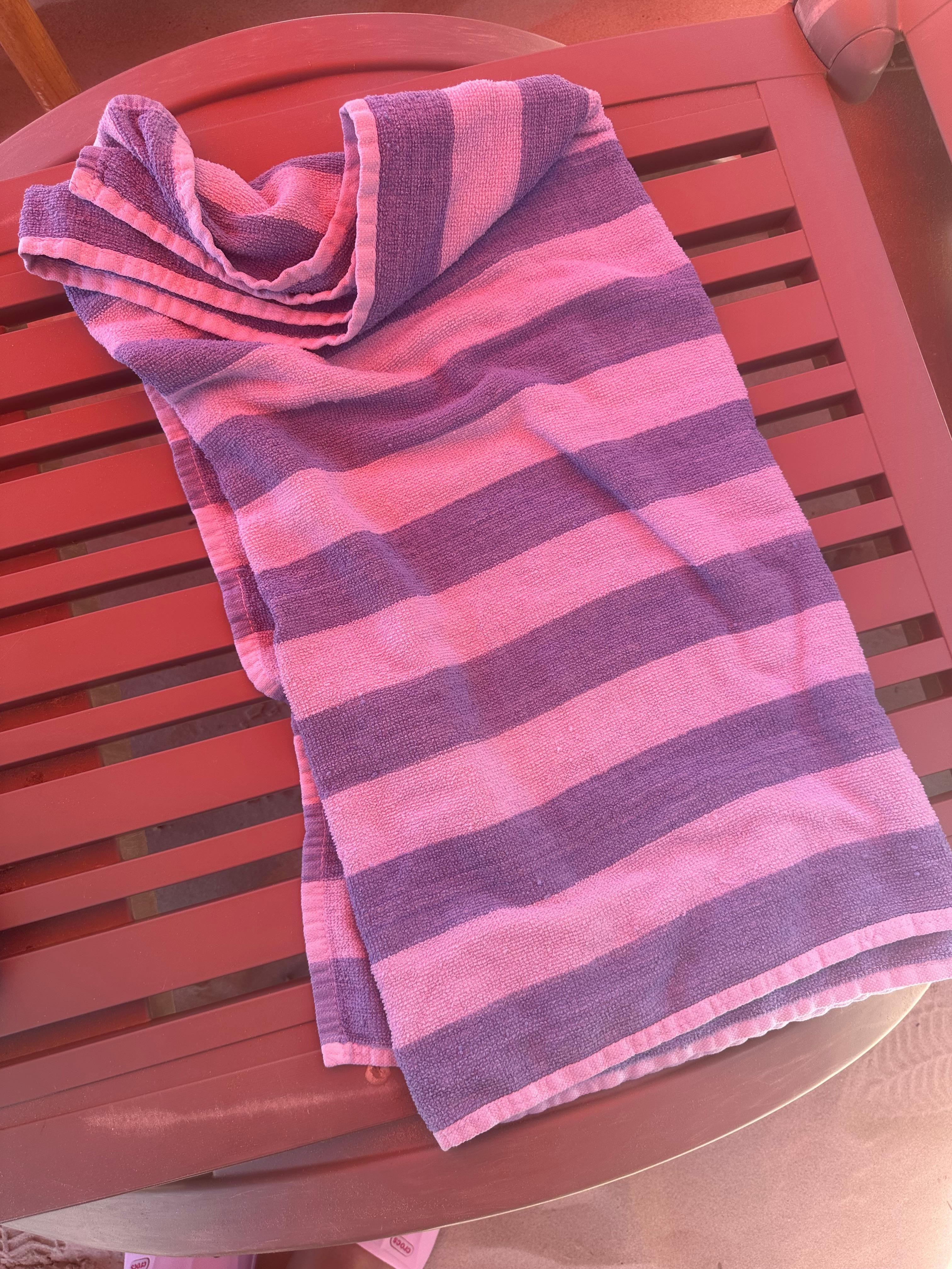 This is the towel they gave us in the beach 