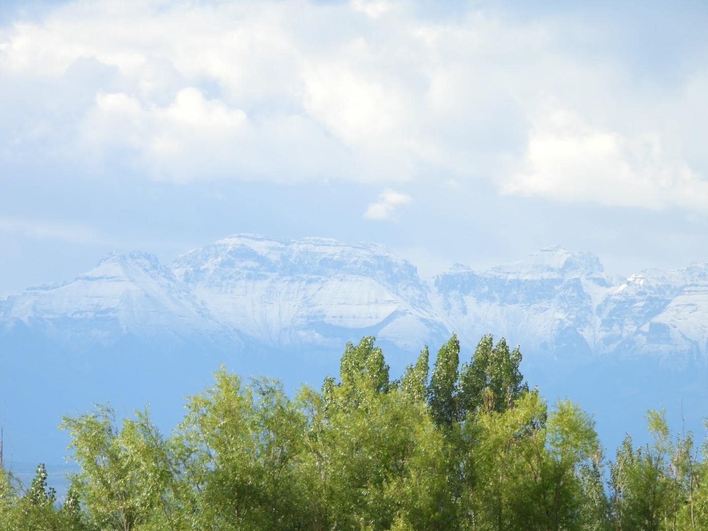 Front deck mountain view