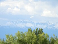 Front deck mountain view