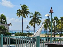 View from deck in on first floor.