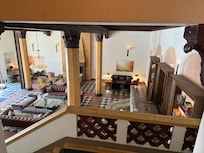 Entrance to the lobby from first floor stairs