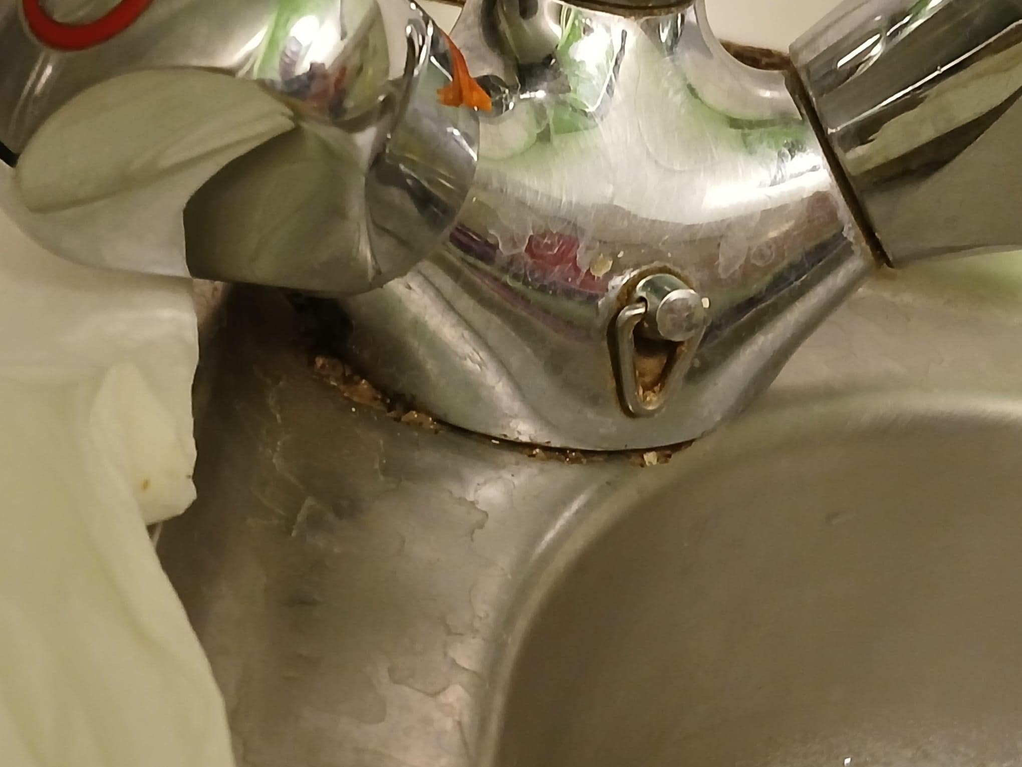 Wasserhahn in der Küche.