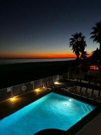 Sunset from the balcony