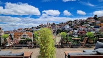 View from the restaurant/bar terrace