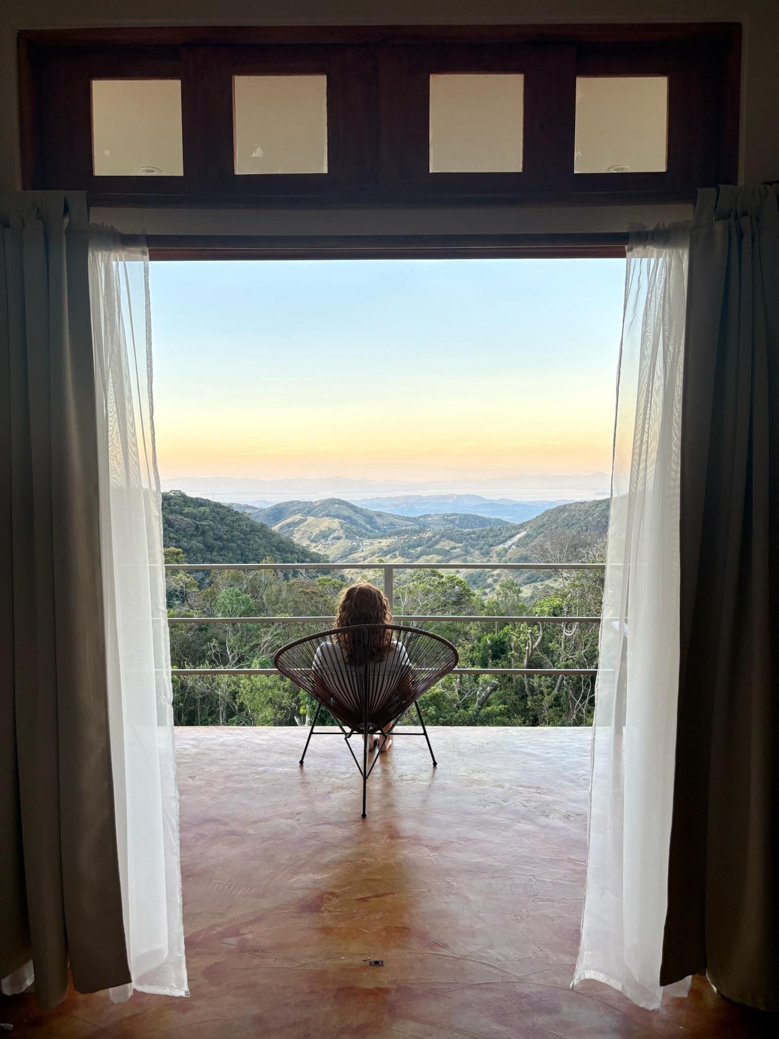 Taken from in the room looking out to the patio and that view!! 