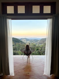 Taken from in the room looking out to the patio and that view!!