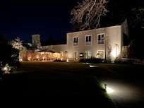 Main building at night
