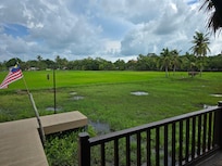 Outside