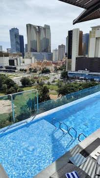 Rooftop pool
