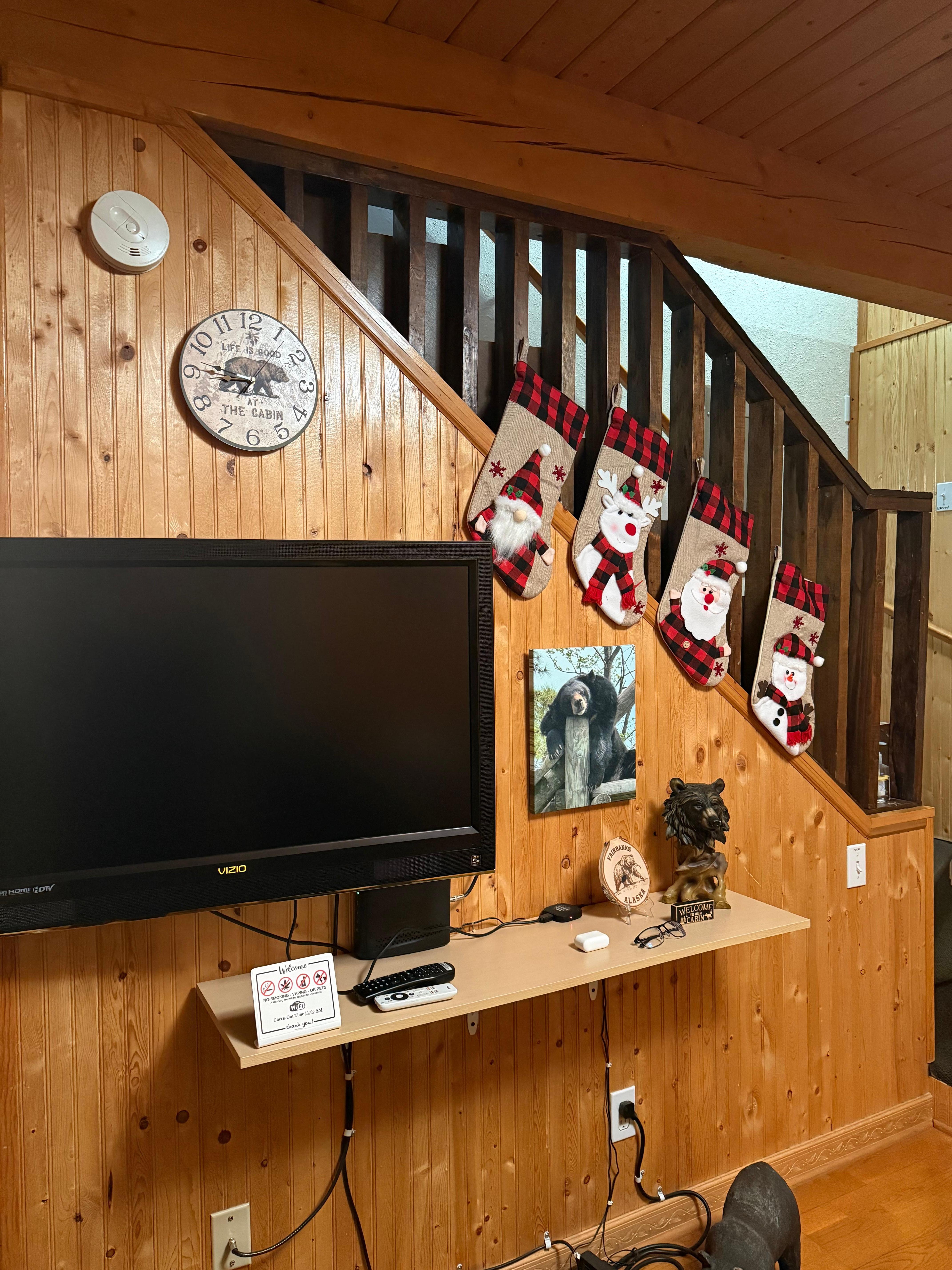 Loved the Christmas touches 