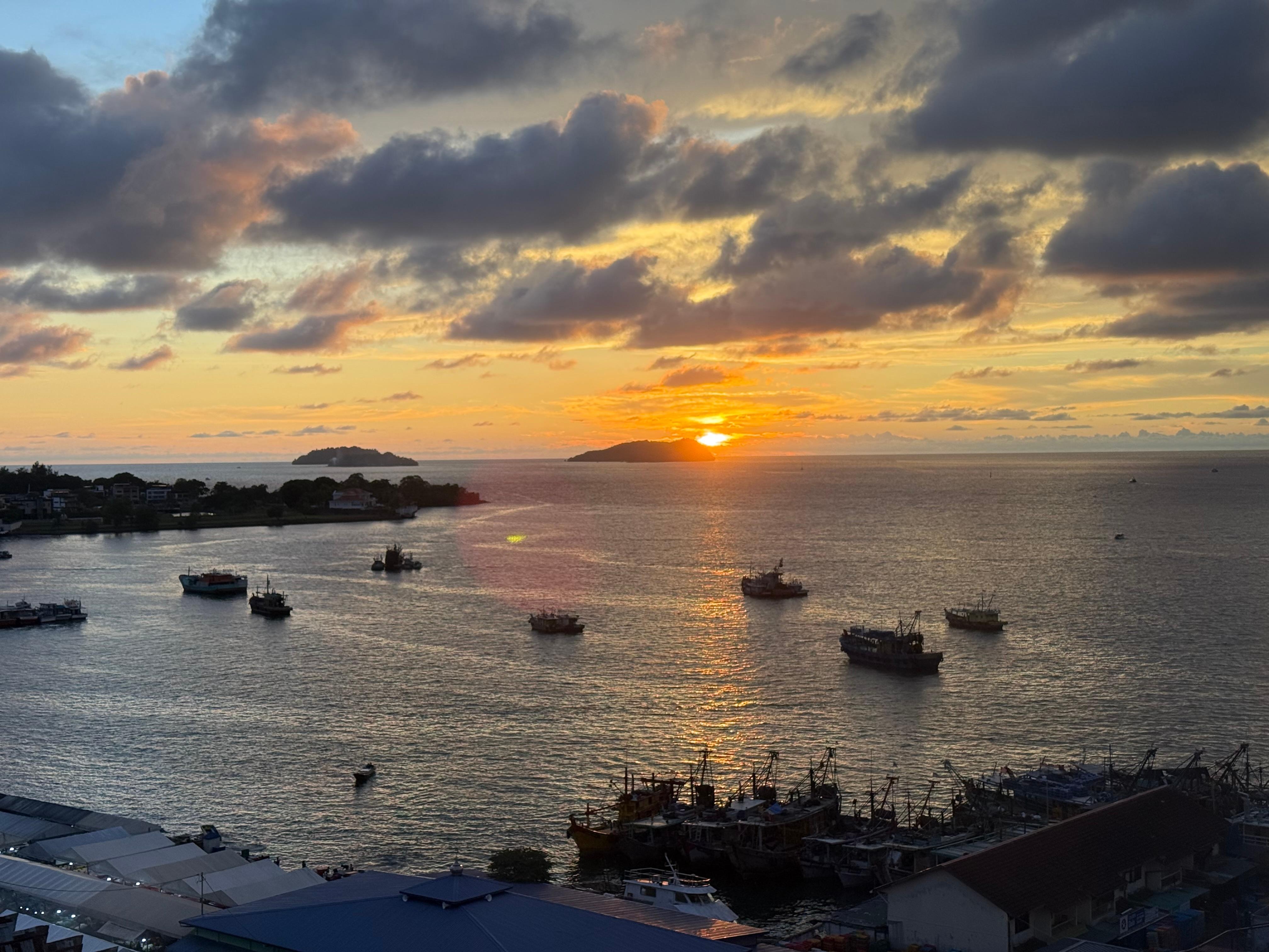 Beautiful view from our room 