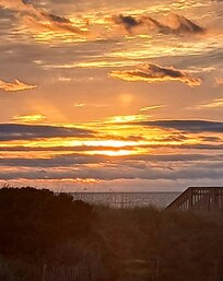 Sunrise from my waterfront-facing room 0/26/25