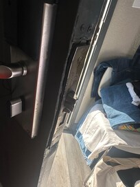 Broken door