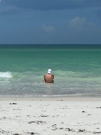 Beach across the street