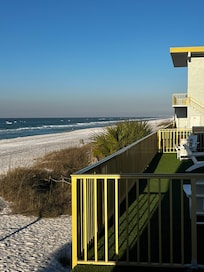 Balcony view facing pier from 225