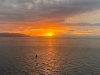 Sunrise from balcony