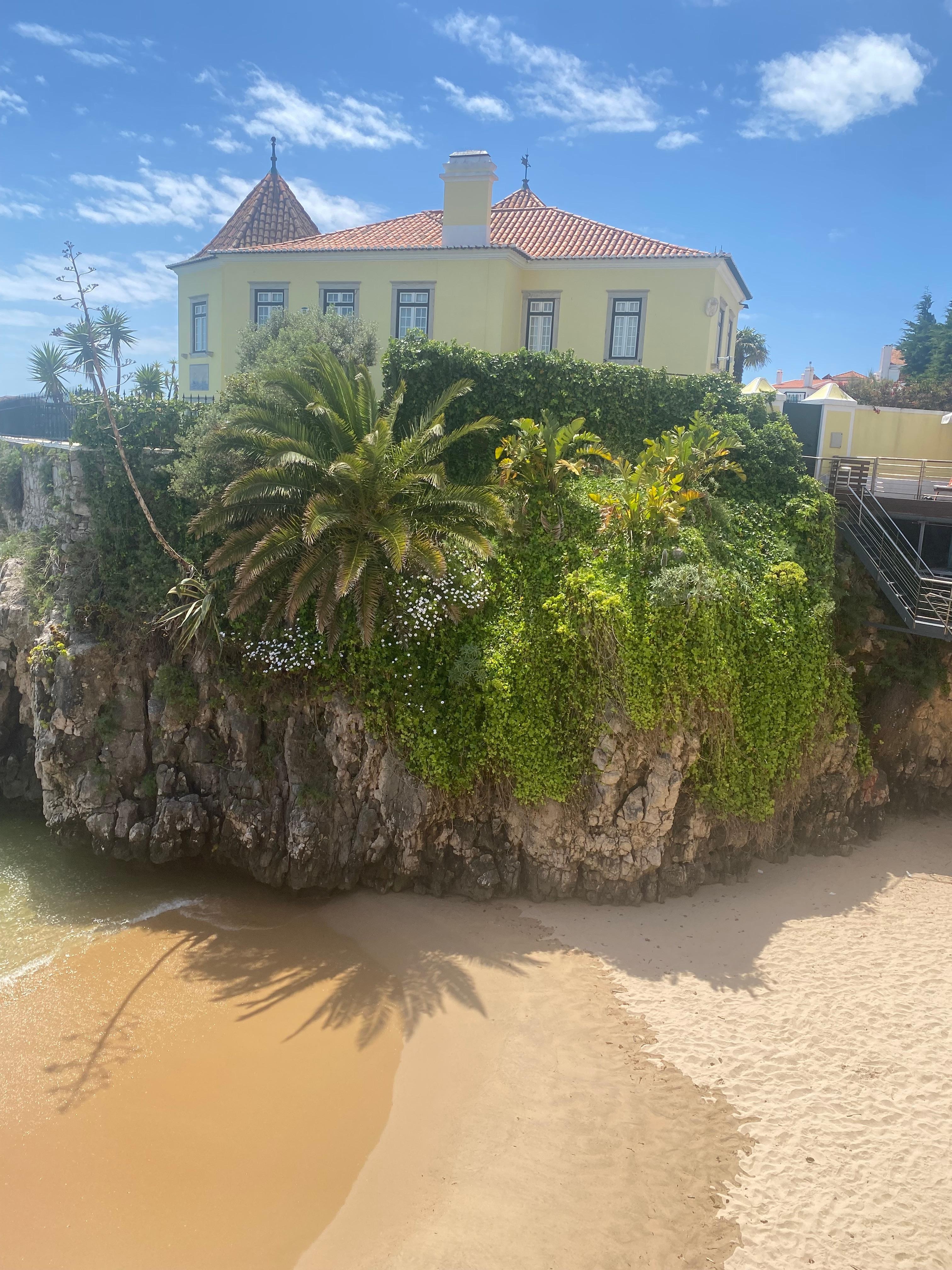 View of hotel from beach