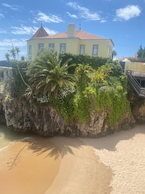 View of hotel from beach