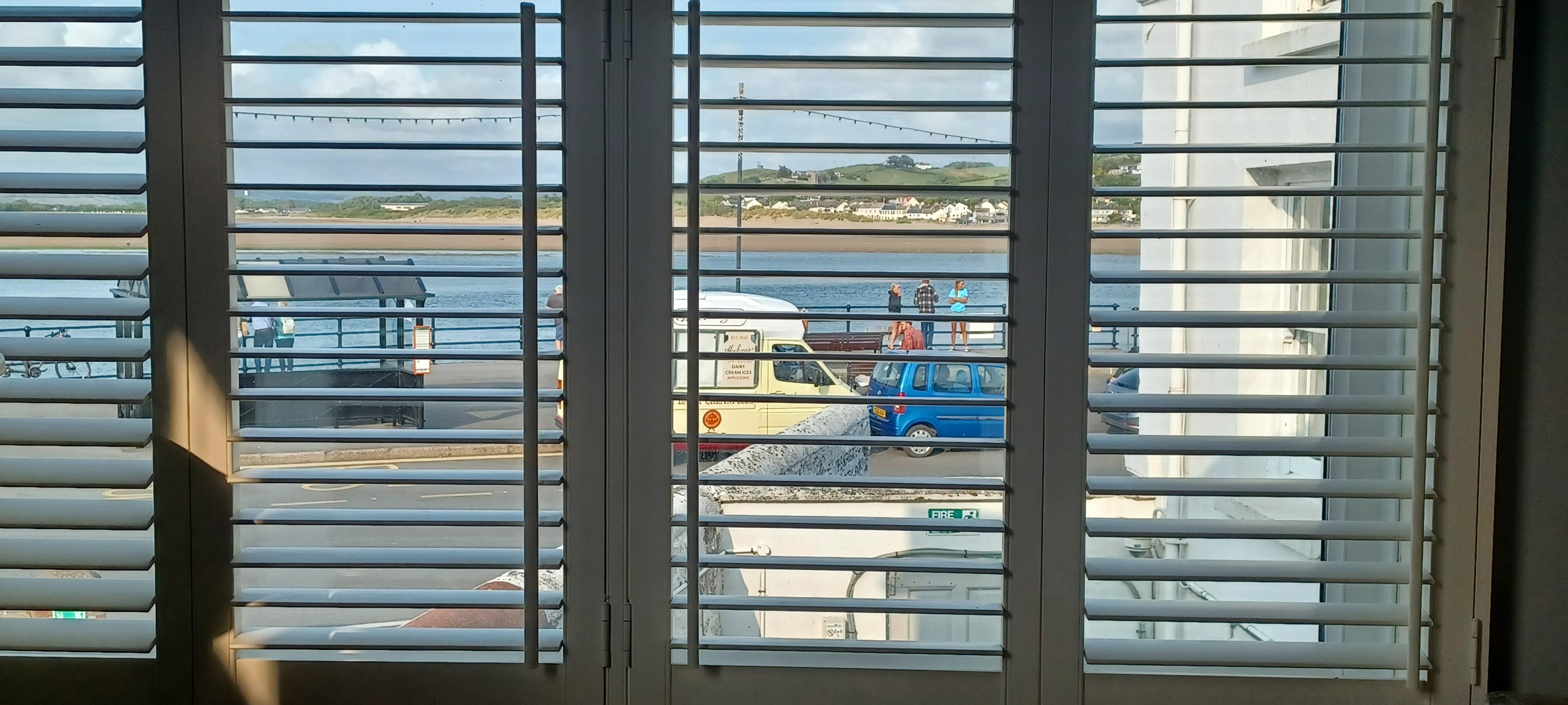 Out the bedroom window