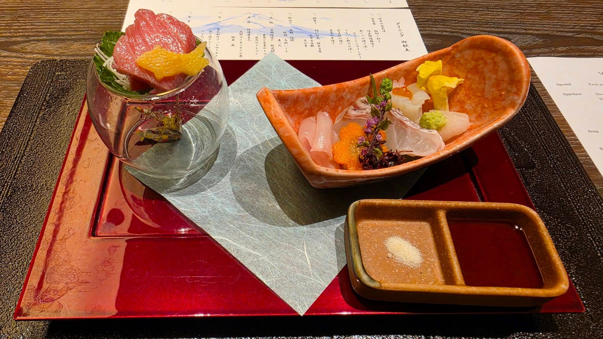 One of the food from the Dinner Menu! Yum.