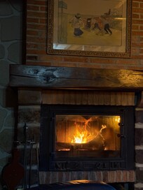 Gemütlicher Kamin