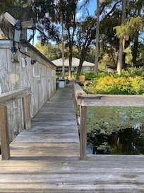 View of the house from the dock.