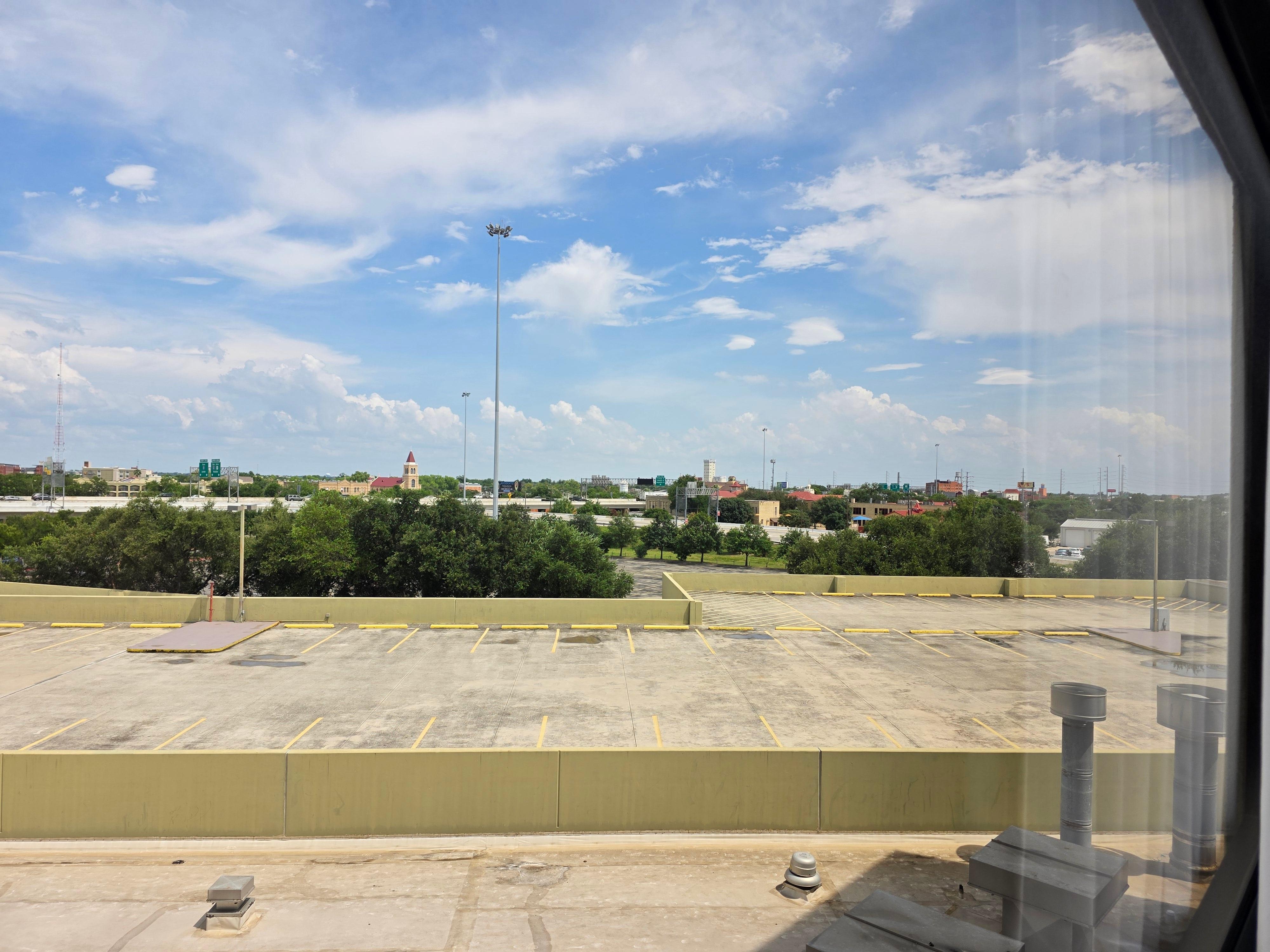 Our view from the 4th floor was perfect.
