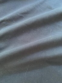 human/pet hair on sheets