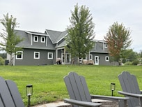 Back of the house from the firepit