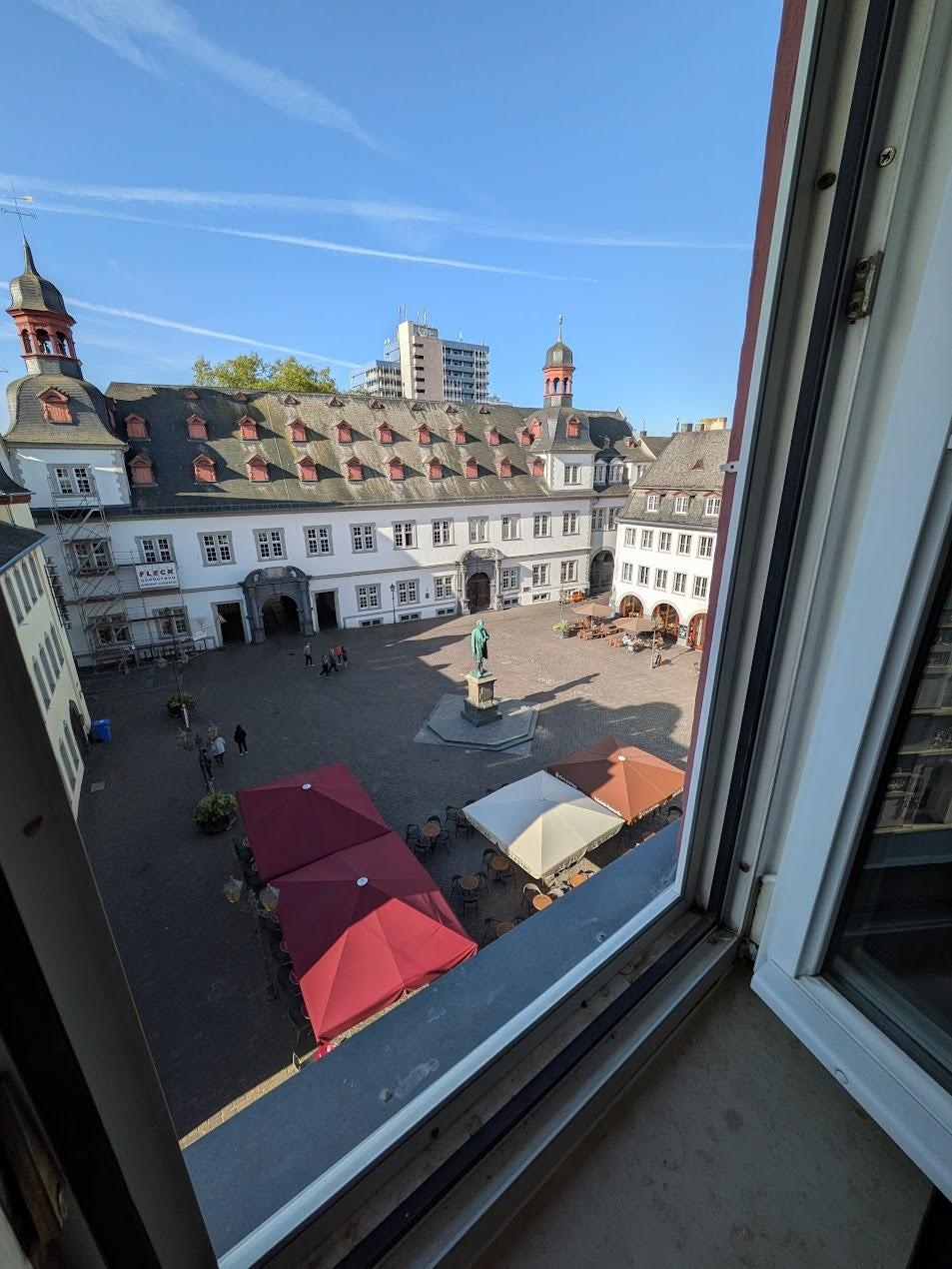 View from the apartment window.
