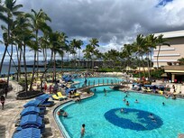 Hilton pool was a perk