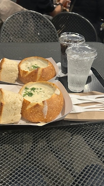 Delicious clam chowder