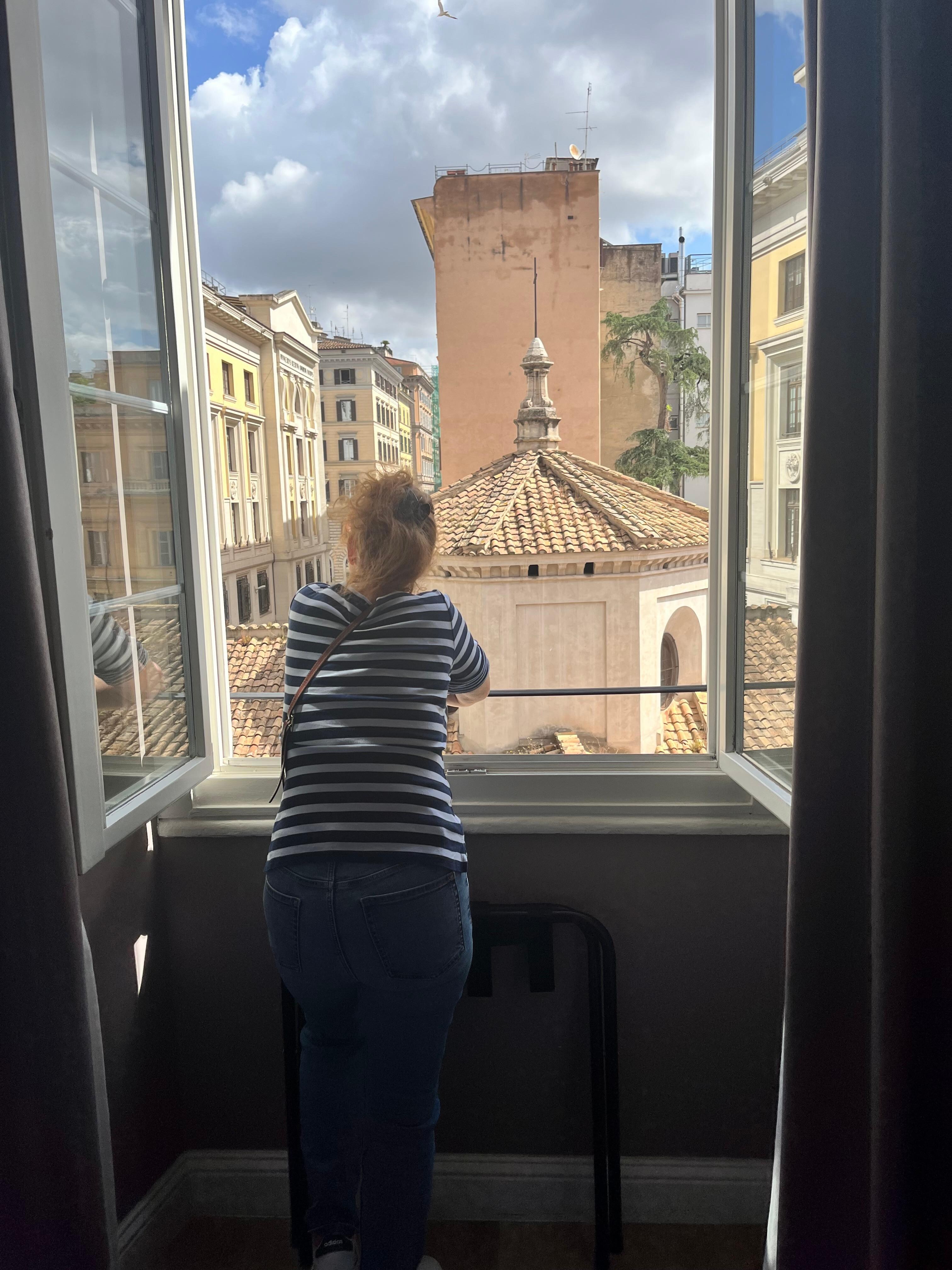 View from hotel window