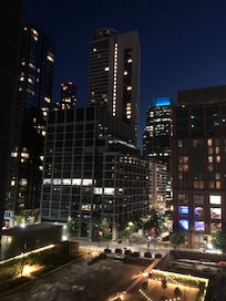 Night time view from the room