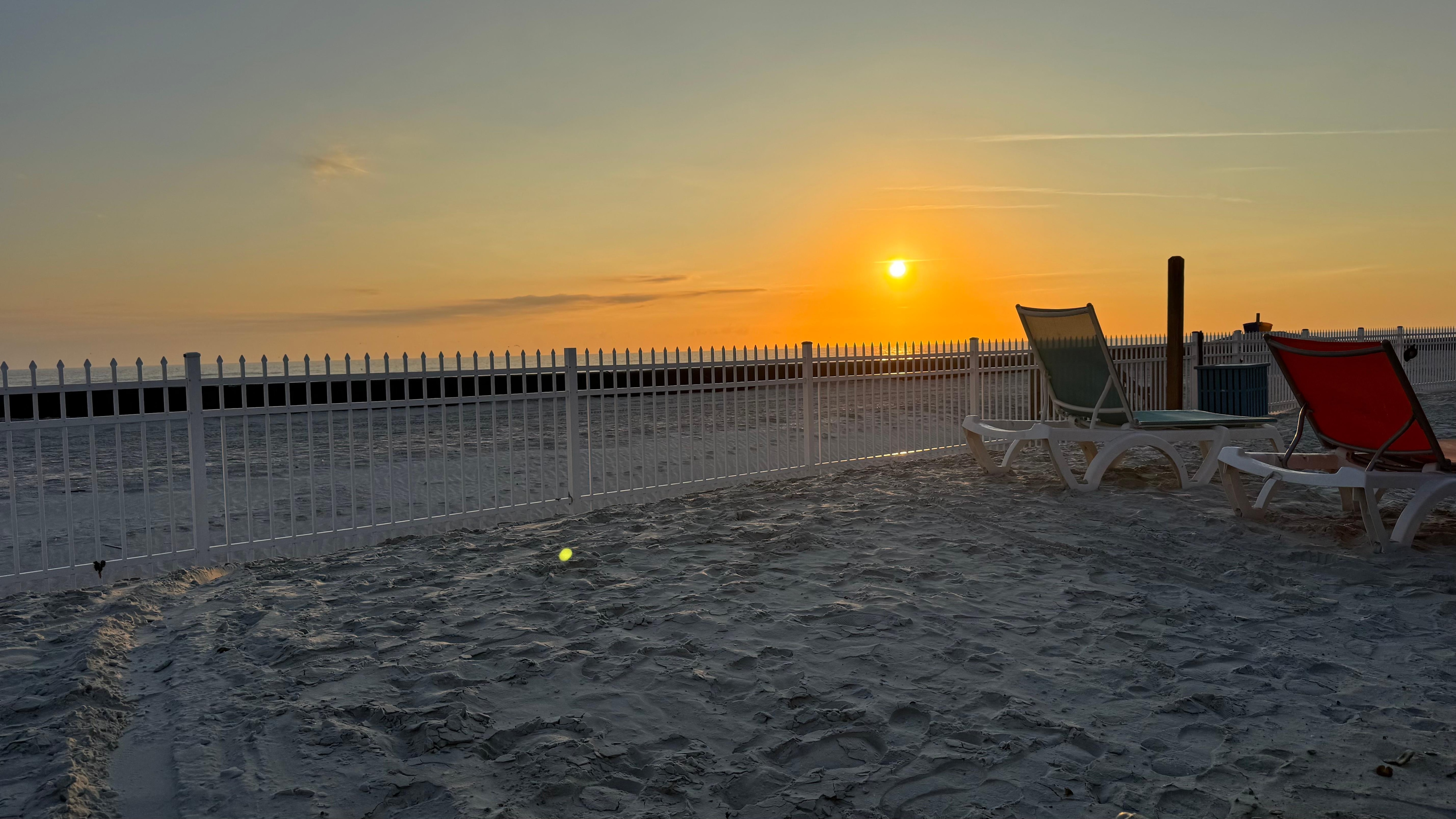 Sunrise was gorgeous. 