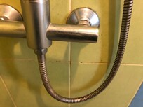 The filth at the shower stall