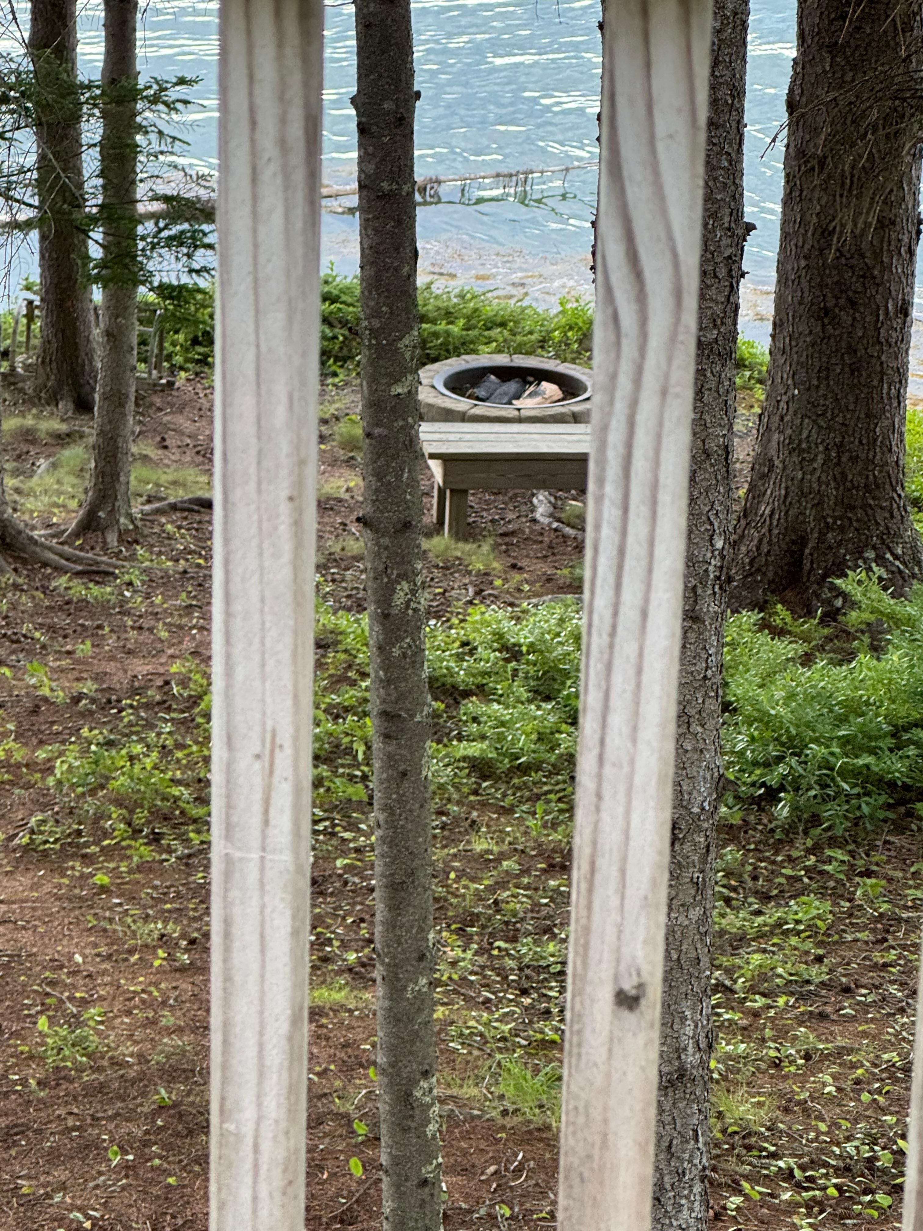 Picture of the fire pit.