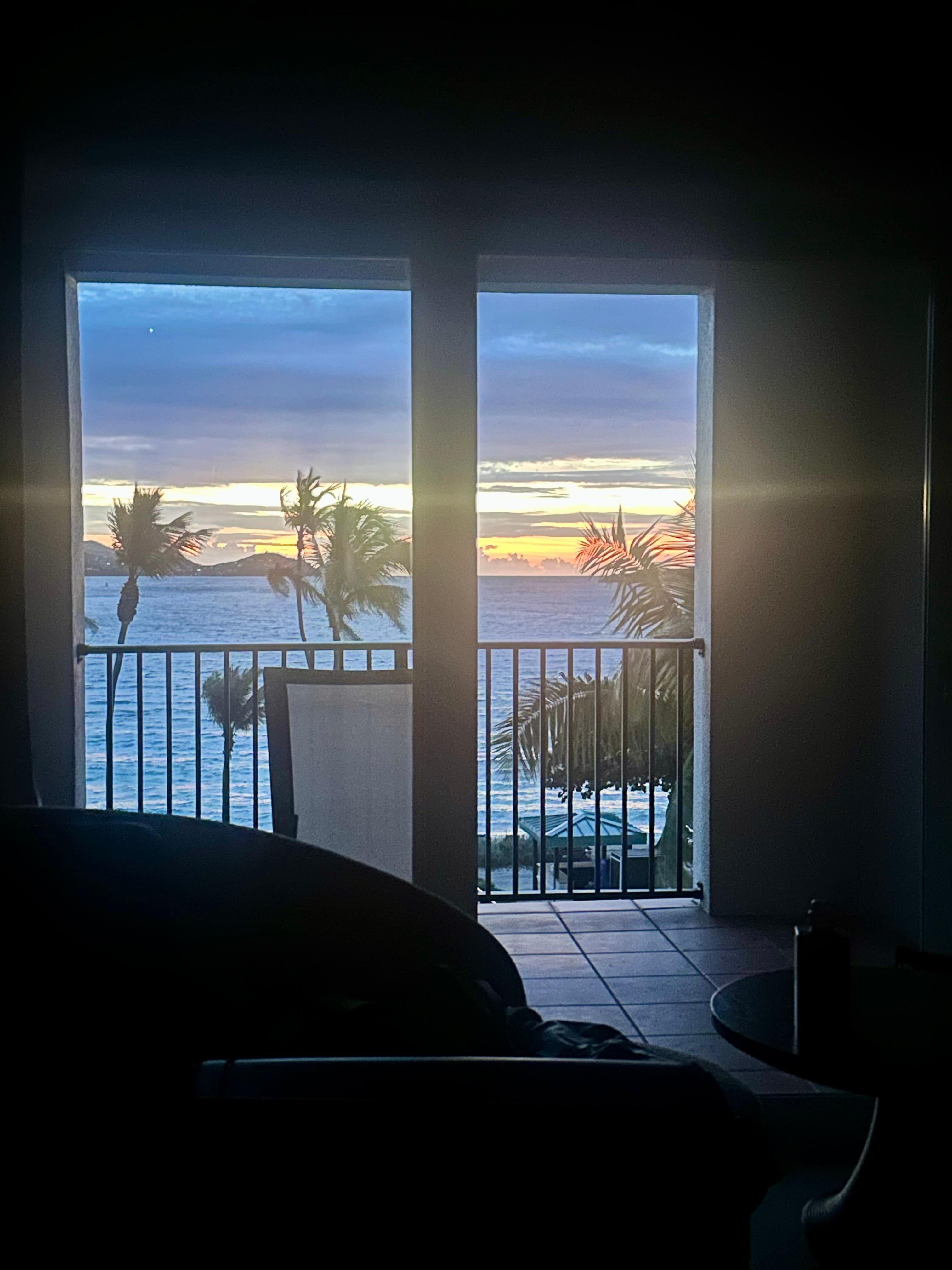 Sunrise from one of the King master bedrooms