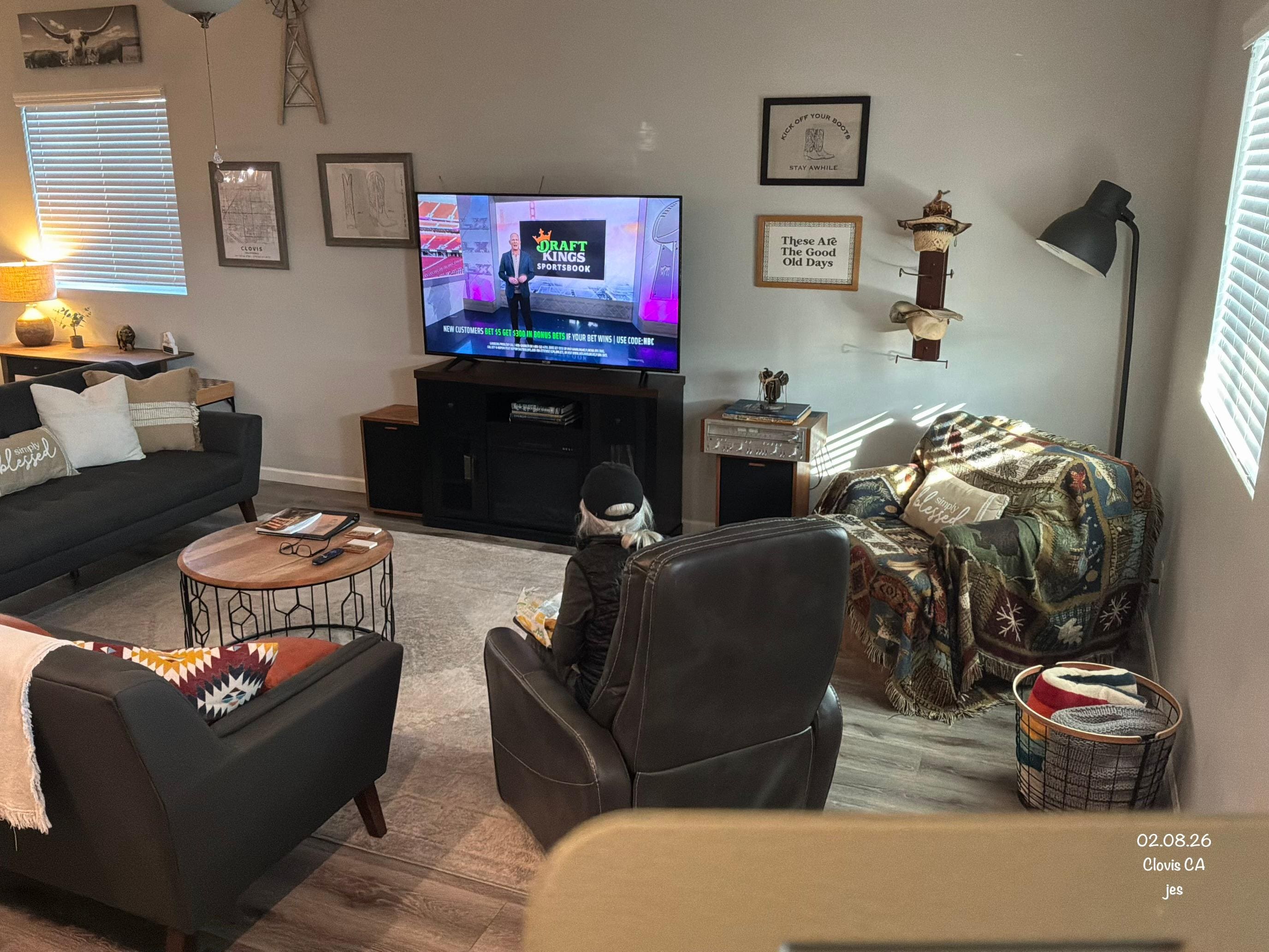 living/TV viewing area