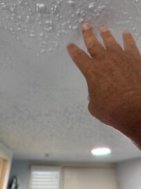 Touching the ceiling