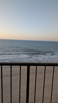 View from the balcony straight out.
