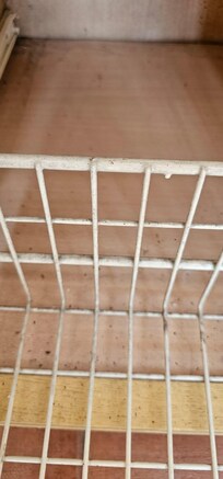 Inside cupboard