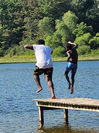 The lake was a big hit!