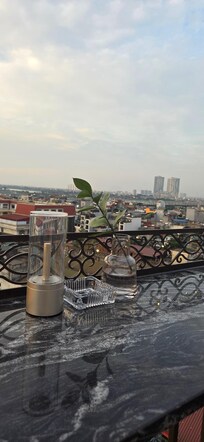View from the roof top terrace bar