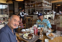 Lunch at the Restaurant.