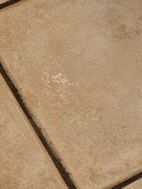 Sticky stuff on floor
