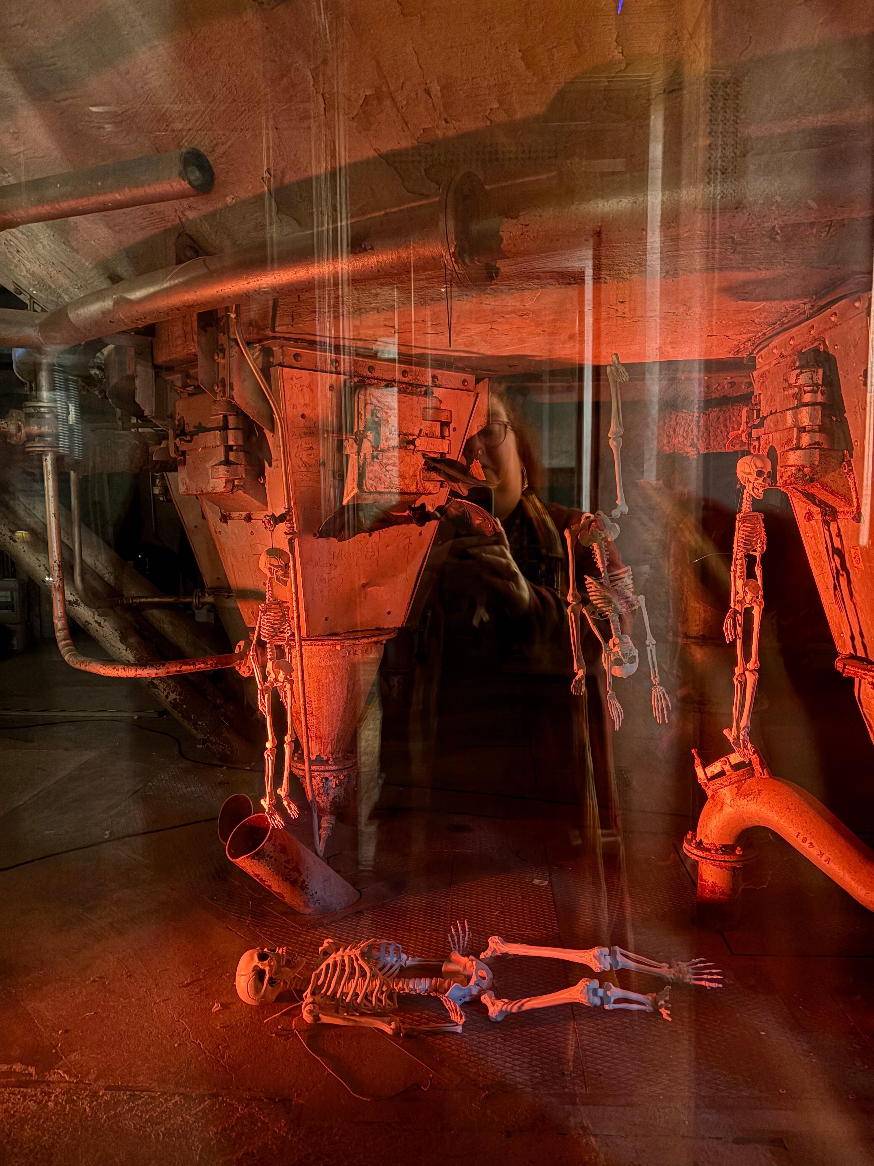 ”Utsikt” från yttre hissen