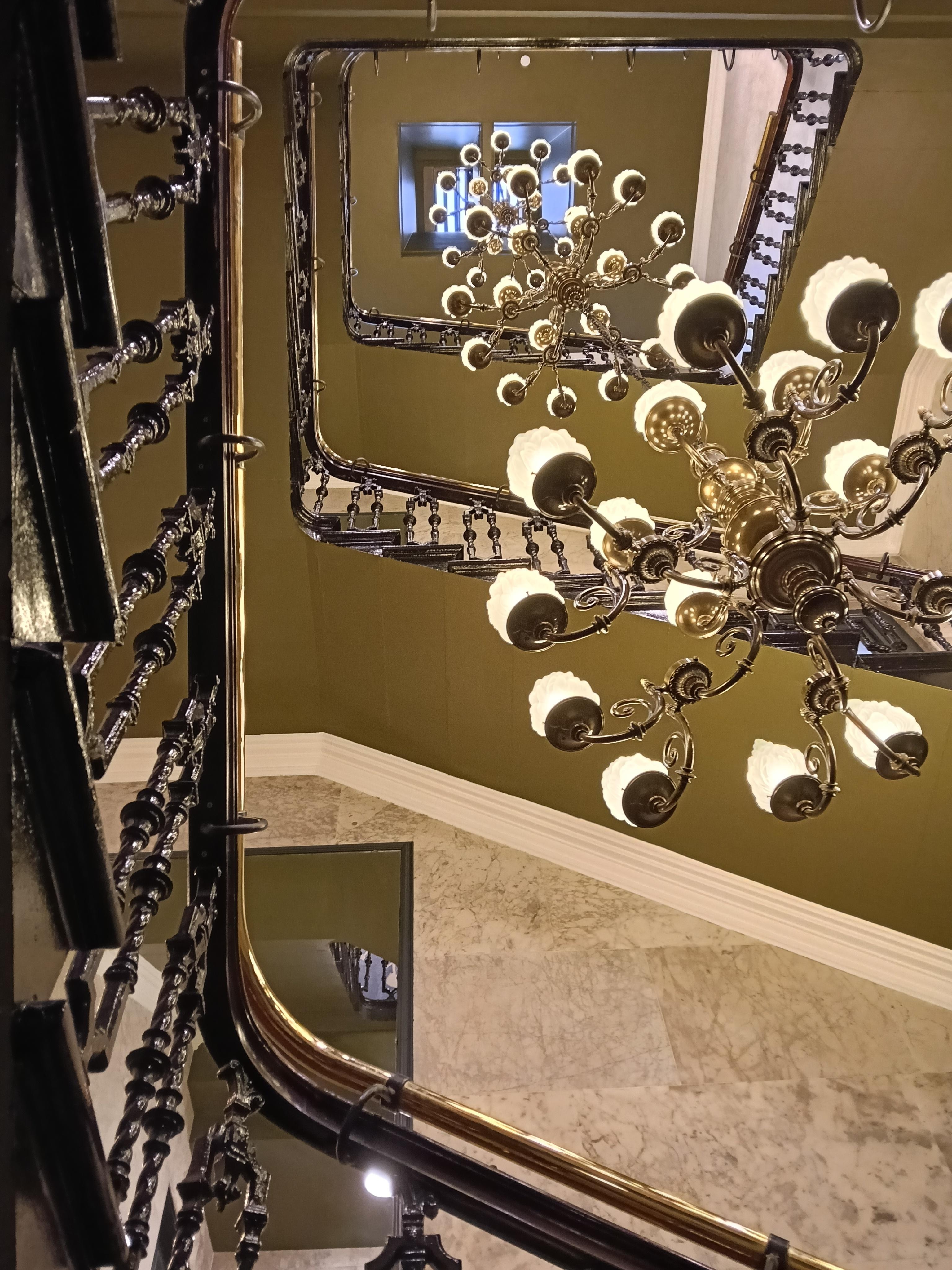 The central stairway