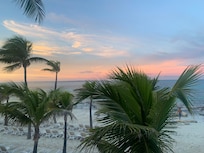 Sunset from the restaurant