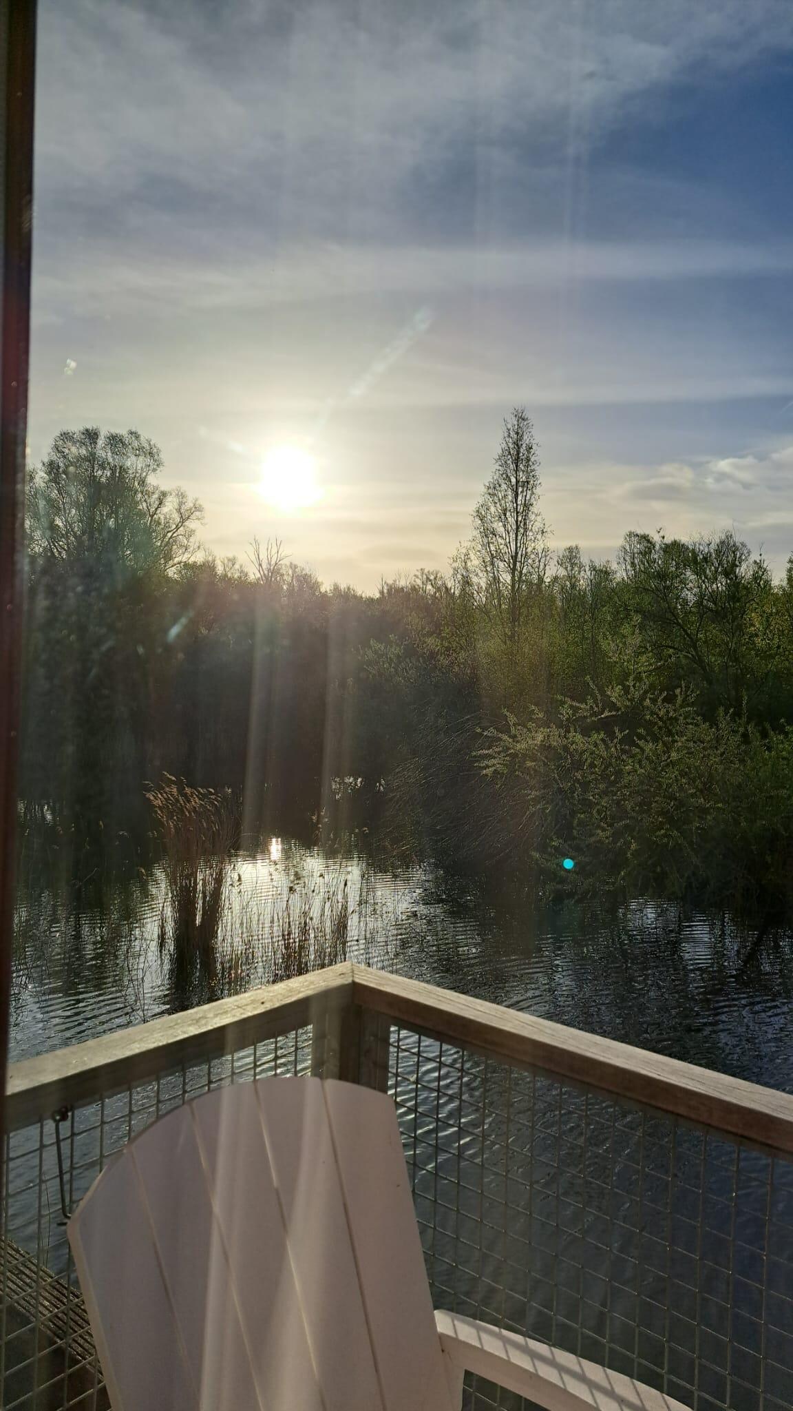 Uitzicht vanuit de kamer!